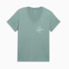 Camiseta Essentials Script con cuello en V para mujer Camiseta Essentials Script con cuello en V para mujer