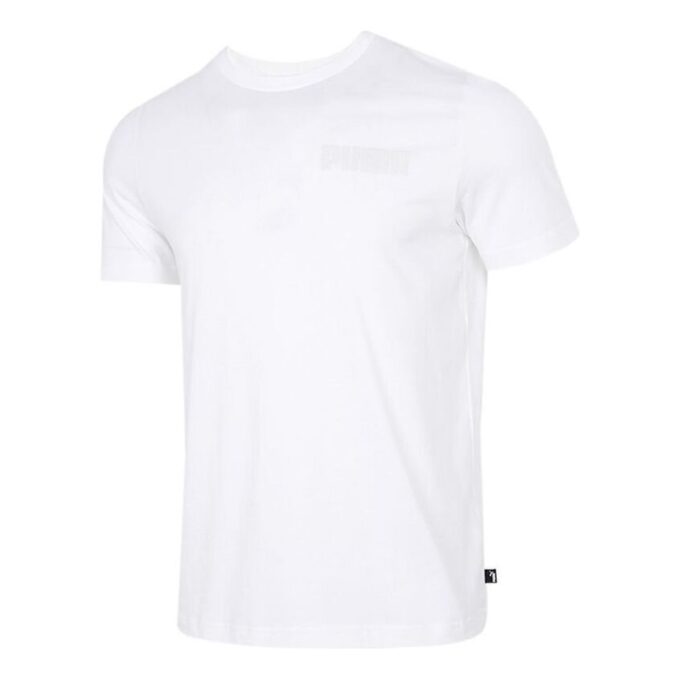 Camiseta estampada de cuello redondo “Blanca”