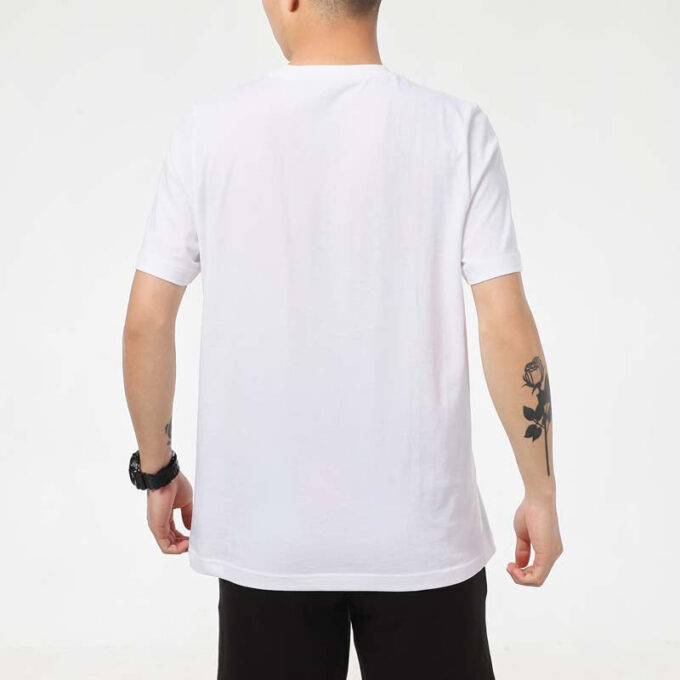 Camiseta estampada de cuello redondo “Blanca”