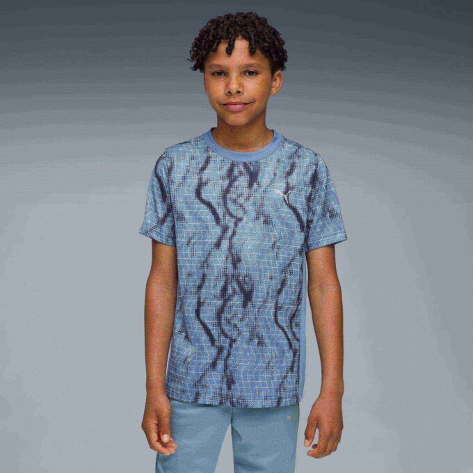 Camiseta estampada para niños grandes Train All Day Essentials