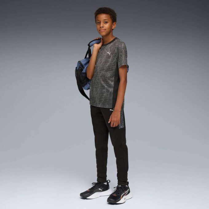 Camiseta estampada para niños grandes Train All Day Essentials
