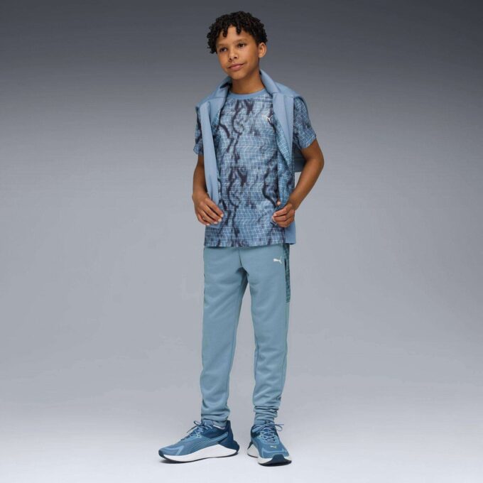 Camiseta estampada para niños grandes Train All Day Essentials