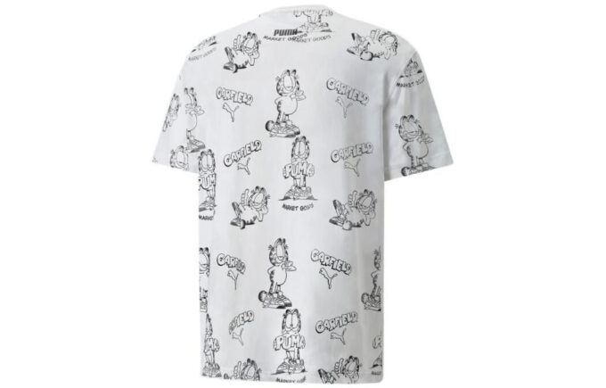 Camiseta estampada PUMA x GARFIELD “Blanca”