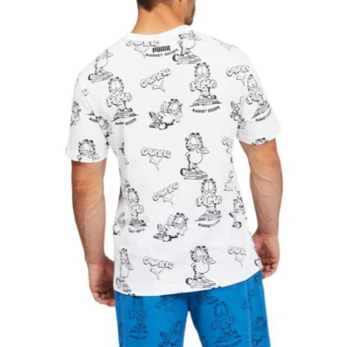 Camiseta estampada PUMA x GARFIELD “Blanca”