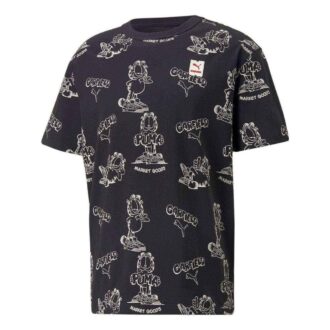 Camiseta estampada PUMA x GARFIELD “Negra”