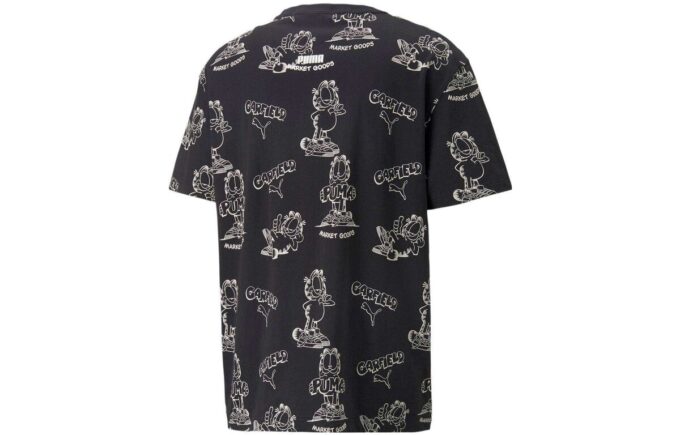 Camiseta estampada PUMA x GARFIELD “Negra”