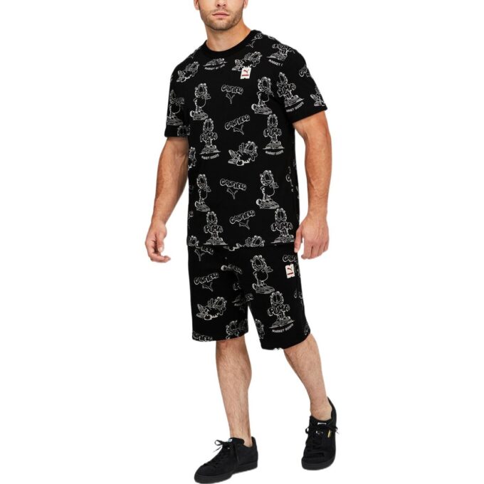 Camiseta estampada PUMA x GARFIELD “Negra”