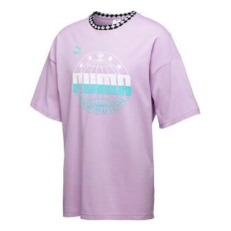 Camiseta extragrande PUMA x Diamond “Morada”