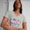 Camiseta floral con gráficos para mujer Camiseta floral con gráficos para mujer