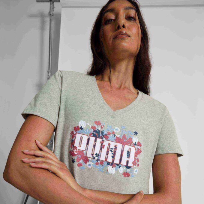 Camiseta floral con gráficos para mujer Camiseta floral con gráficos para mujer