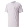 Camiseta gráfica con el logotipo de Hc en morado claro