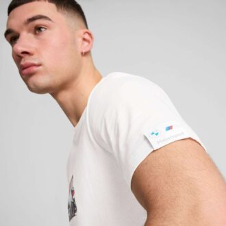 Camiseta gráfica de deportes de motor para hombre BMW M Motorsport