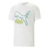 Camiseta gráfica de gato derretido “Blanca”