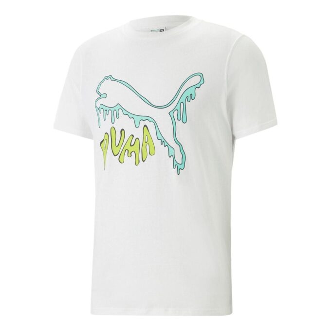 Camiseta gráfica de gato derretido “Blanca”