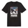 Camiseta gráfica de montaña “Negra”