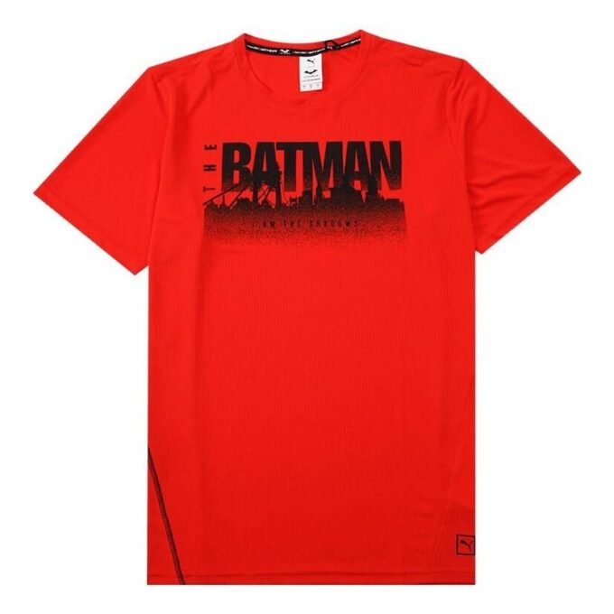 Camiseta gráfica de rendimiento PUMA x Batman “Roja”