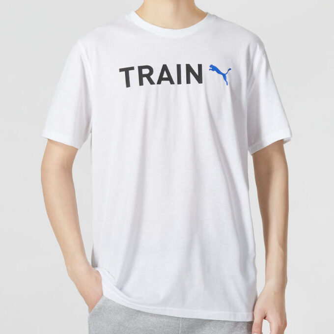Camiseta gráfica de tren “blanca”