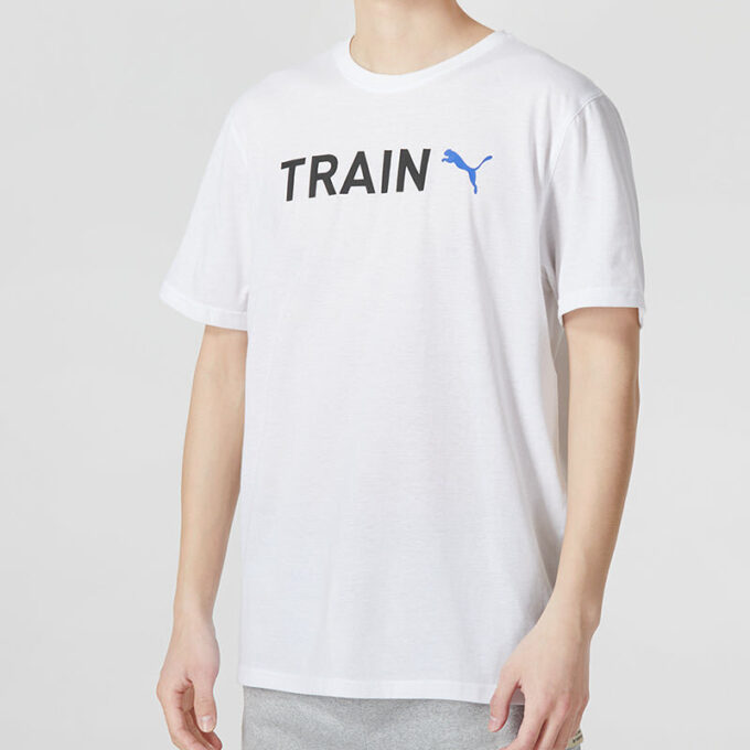 Camiseta gráfica de tren “blanca”