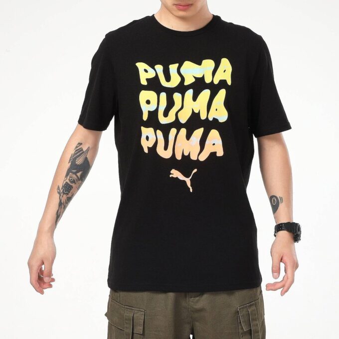 Camiseta gráfica de verano “Negra”