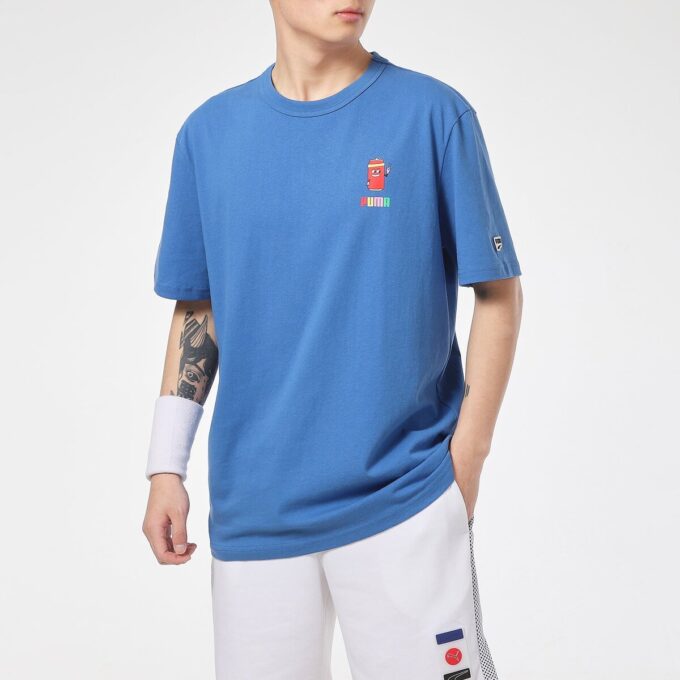 Camiseta gráfica del centro “Azul”