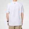 Camiseta gráfica del centro “Blanco y rosa”