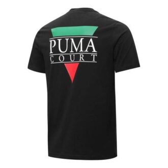 Camiseta gráfica del club de tenis “Negra”