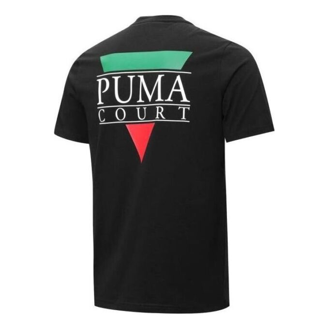 Camiseta gráfica del club de tenis “Negra”