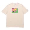 Camiseta gráfica Downtown “Beige, rosa, verde”