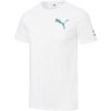 Camiseta gráfica informal “Blanco, negro y azul”