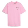 Camiseta gráfica “La juventud es el futuro” en rosa