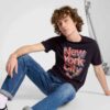 Camiseta gráfica para hombre con la bandera de Nueva York