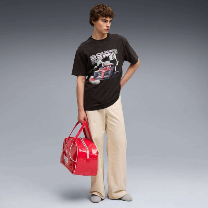 Camiseta gráfica para hombre de la Scuderia Ferrari Camiseta gráfica para hombre de la Scuderia Ferrari