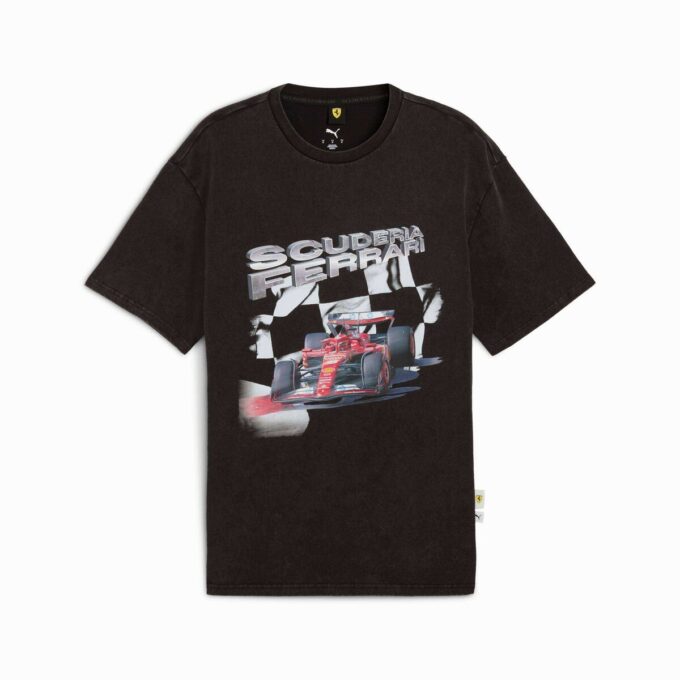 Camiseta gráfica para hombre de la Scuderia Ferrari Camiseta gráfica para hombre de la Scuderia Ferrari