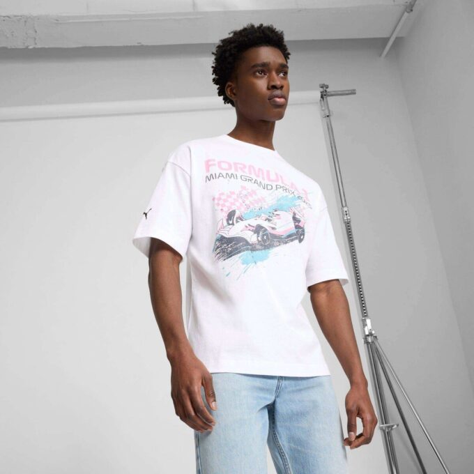 Camiseta gráfica para hombre Fórmula 1® Miami Splash Camiseta gráfica para hombre Fórmula 1® Miami Splash