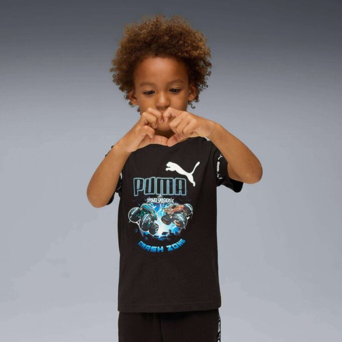 Camiseta gráfica para niños pequeños PUMA x HOT WHEELS™ MONSTER TRUCKS Camiseta gráfica para niños pequeños PUMA x HOT WHEELS™ MONSTER TRUCKS