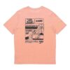 Camiseta gráfica Peach Downtown “Rosa y negra”