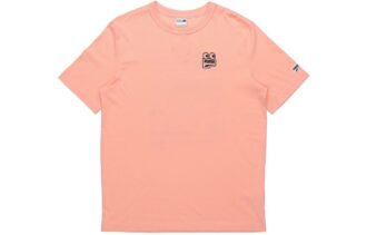 Camiseta gráfica Peach Downtown “Rosa y negra”