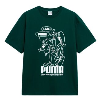 Camiseta gráfica PUMA x LMC “Verde universitario”