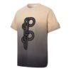 Camiseta gráfica PUMA x PRONOUNCE con efecto tie-dye degradado cruzado, deportiva, de manga corta, color caqui