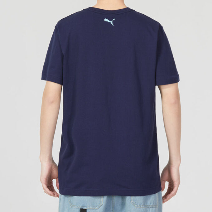 Camiseta gráfica regular “Azul marino”