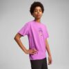 Camiseta gráfica relajada para niños grandes de HOOPS x TMNT