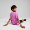 Camiseta gráfica relajada para niños grandes de HOOPS x TMNT