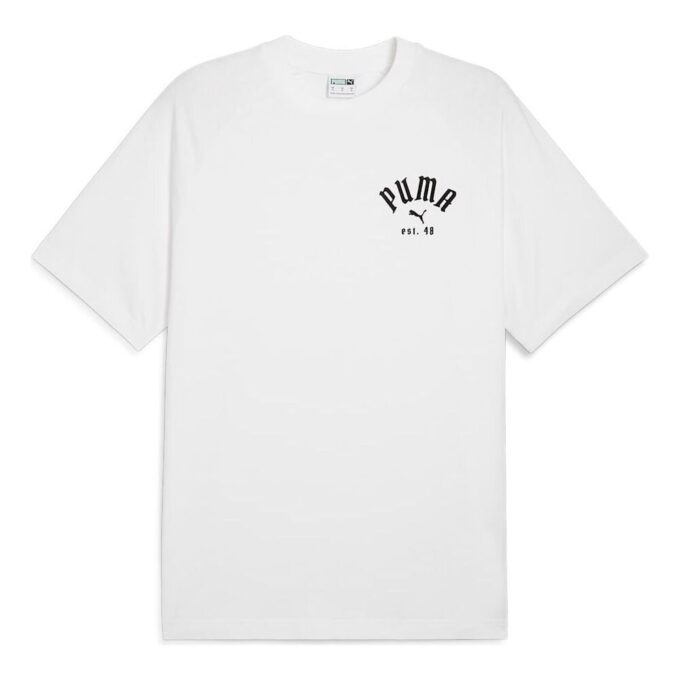 Camiseta gráfica relajada Play Loud Classics “Blanca”