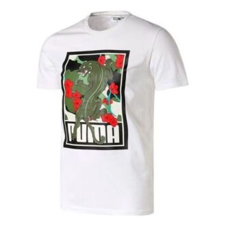Camiseta gráfica Sakura Pack “Blanco, Negro y Rojo”