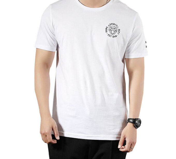 Camiseta gráfica vintage de gato “blanca”