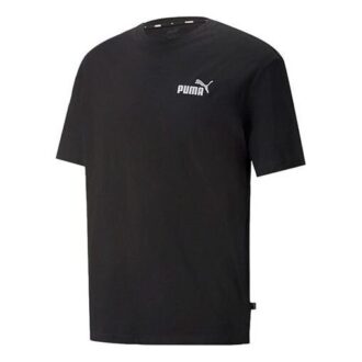 Camiseta holgada con logo de Ess+ en negro