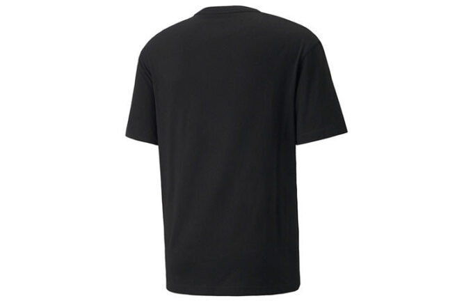 Camiseta holgada con logo de Ess+ en negro