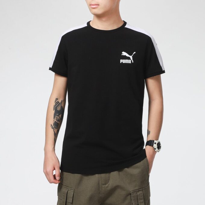 Camiseta icónica T7 “Negro y blanco”