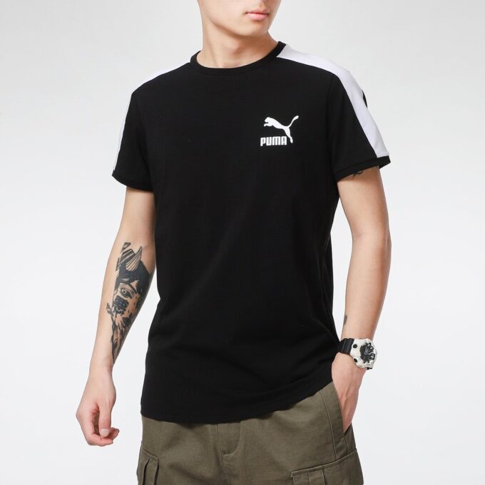 Camiseta icónica T7 “Negro y blanco”