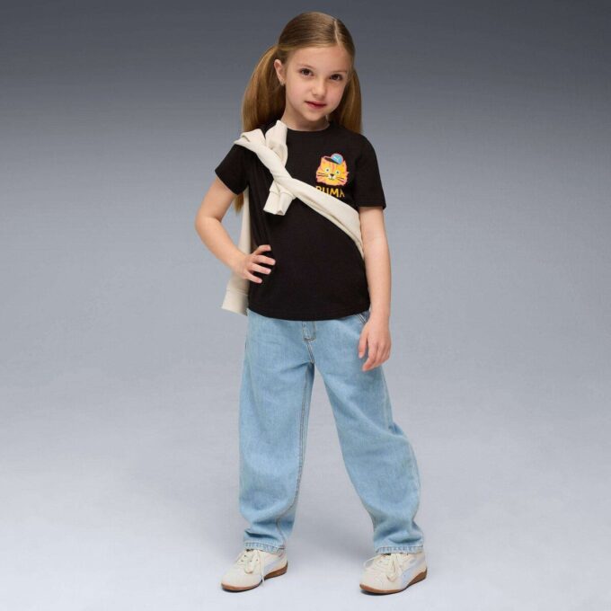 Camiseta infantil Moody Cat Camiseta infantil Moody Cat